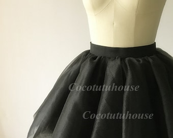 Black Tulle Skirt super Puffy Tulle Skirt women Tulle Skirt short TUTU Skirt wedding Dress Underskirt bridesmaid valentines Day Gift Etsy Canada