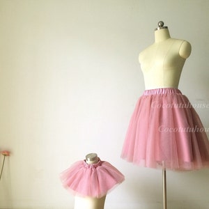 dusty pink tutu skirt