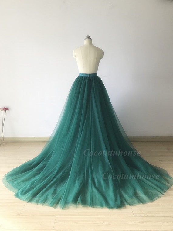 Emerald clearance tulle skirt