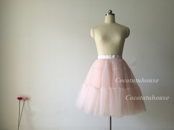 Blush tulle skirt 2025