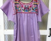 Mexican blouse, Fiesta blouse, Cinco de Mayo, Boho summer top - Women 39 s large -ready to ship