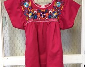 Mexican blouse, Fiesta blouse, Cinco de Mayo - Women 39 s small -ready to ship