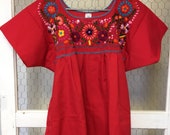 Mexican blouse, Fiesta blouse, Cinco de Mayo - Women 39 s medium -ready to ship