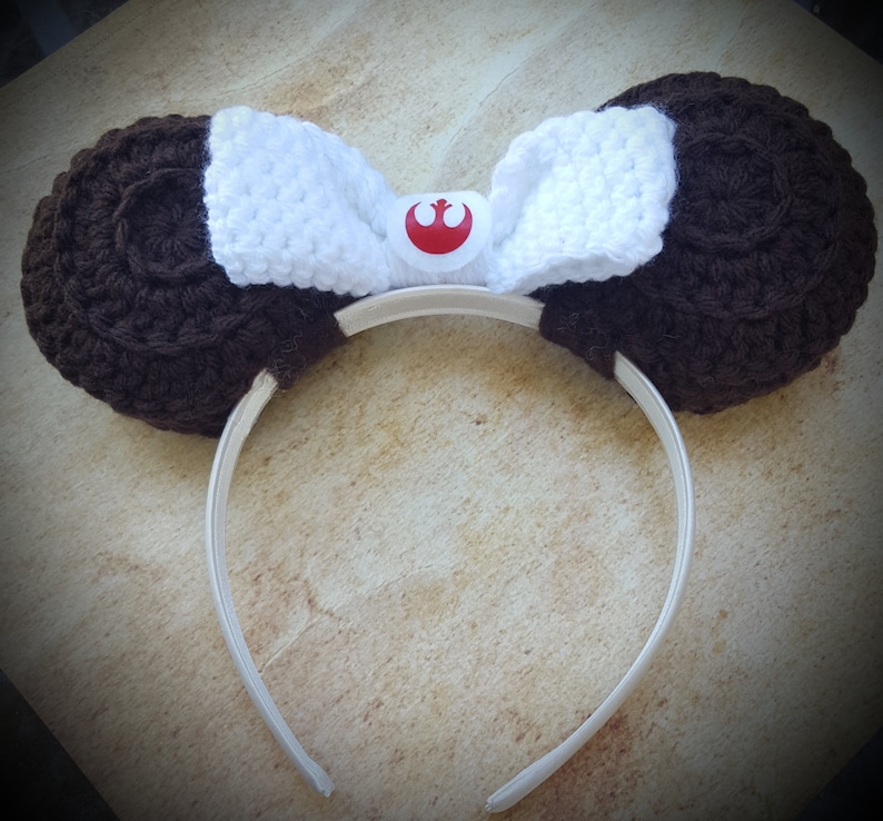 Galactic Princess MOUSE EARSLeia Inspired Mouse EarsMay the FourthResistance Princess Ears