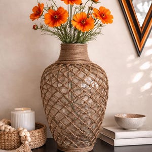Large Rope Vase - Etsy