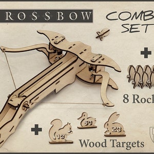 Handcrafted Crossbow DIY Kit - Perfect Christmas Gift for Men. Unleash creativity with this DIY kit, suitable for all ages. Elevate his holiday season with this  crafted Crossbow DIY Kit. This kit promises an unforgettable Christmas experience.