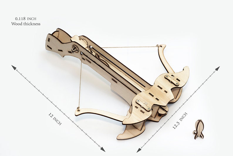 Crossbow DIY Kit.  Do It Yourself Crossbow Gun, Gift For Dad, Gift For Man,Dad Gift