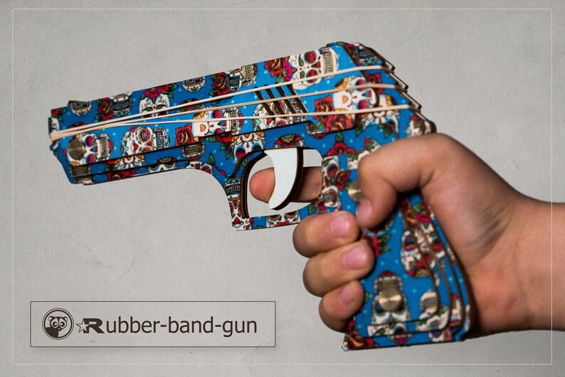 Rubber Band Gun. Gift For Boy