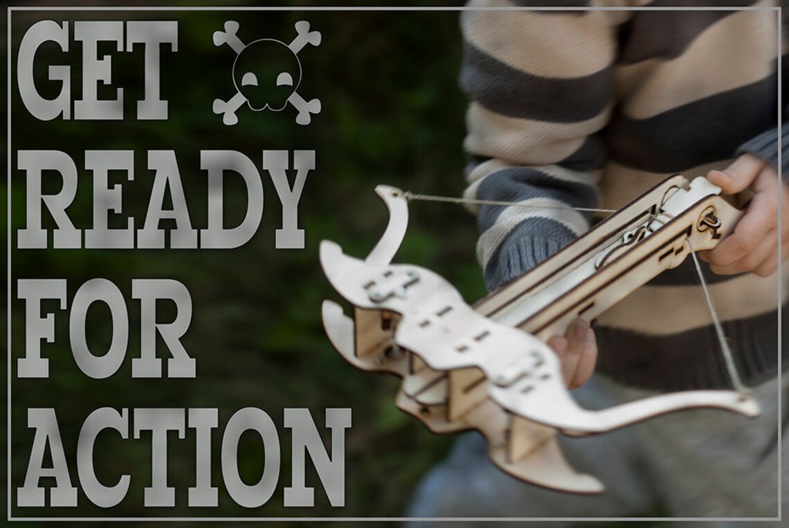 Gift For Men The Walking Dead Inspired Crossbow DIY Kit Etsy