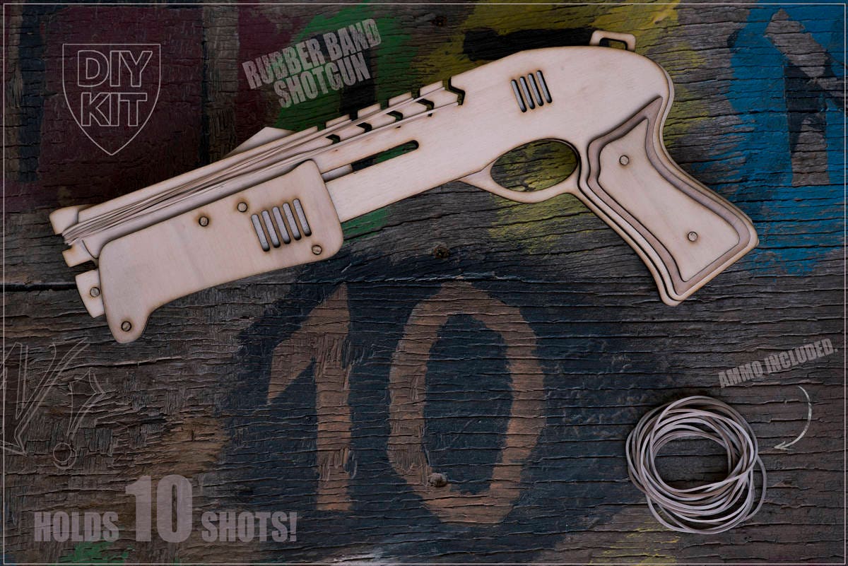 Husband Gift Walking Dead DIY Kit Rubber Band Gun With Etsy