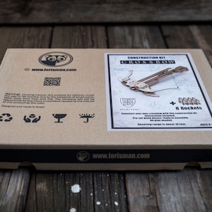 Handcrafted Crossbow DIY Kit - Ideal Christmas Gift for Men. Ignite creativity with this hands-on project suitable for all ages. Elevate his holiday season with this meticulously crafted DIY kit. A promise of an unforgettable Christmas experience.