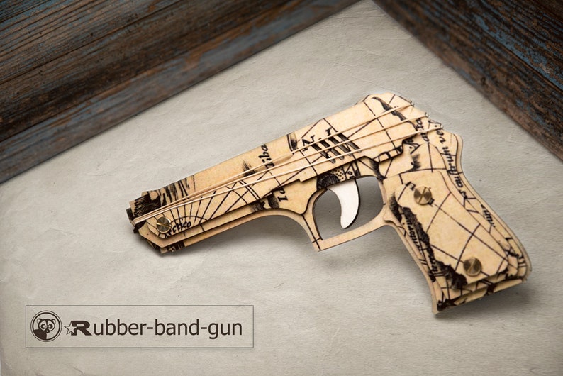 Christmas Gift for him, Rubber Band Pistol