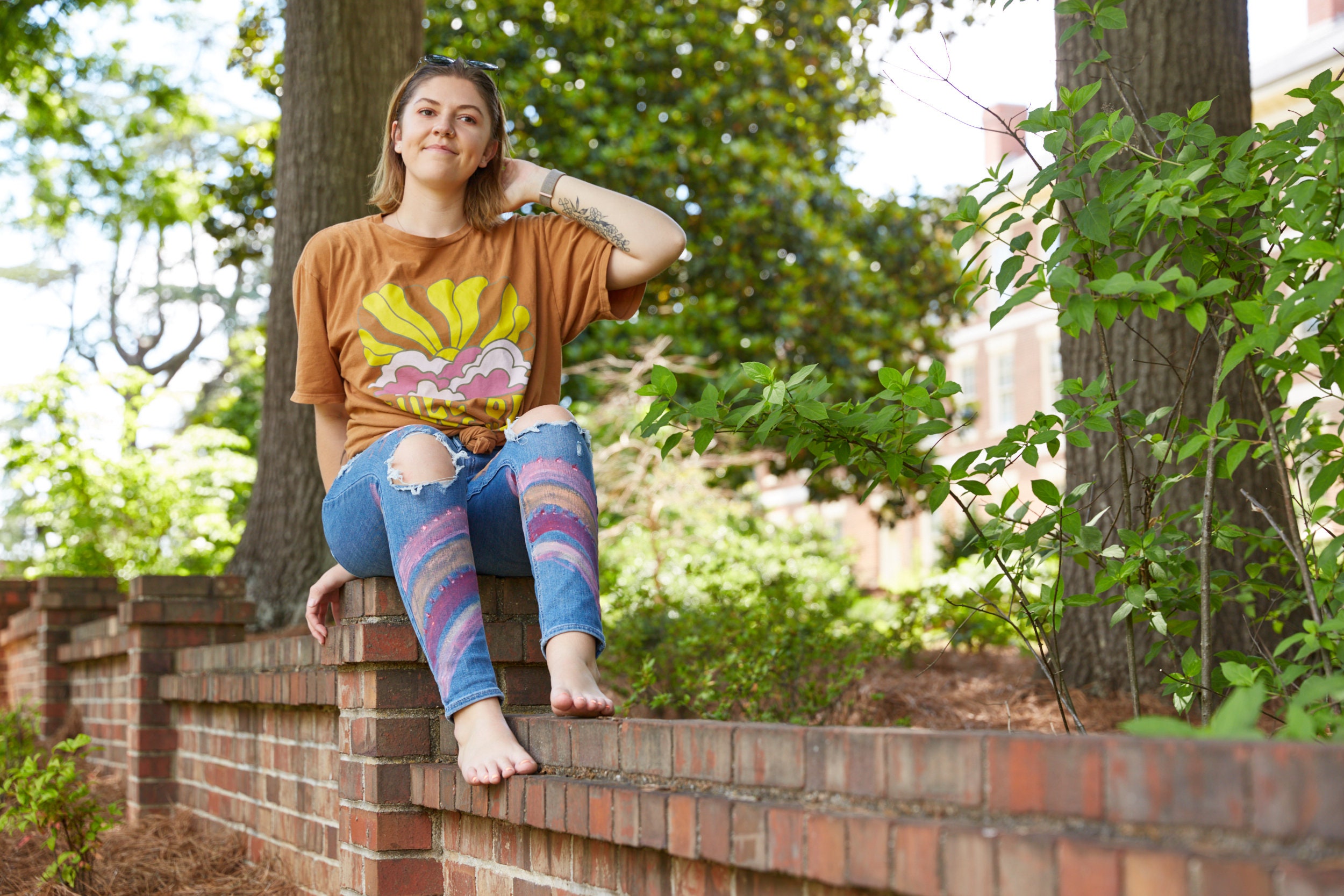 Custom Hand Painted / Hippie Chic Flower Child Jeans - Etsy Custom Hand Painted / Hippie Chic Flower Child Jeans - Etsy
