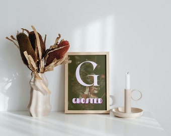 Maximalist Typography Art Print | Bold Quote, Home Office (Digital Download)