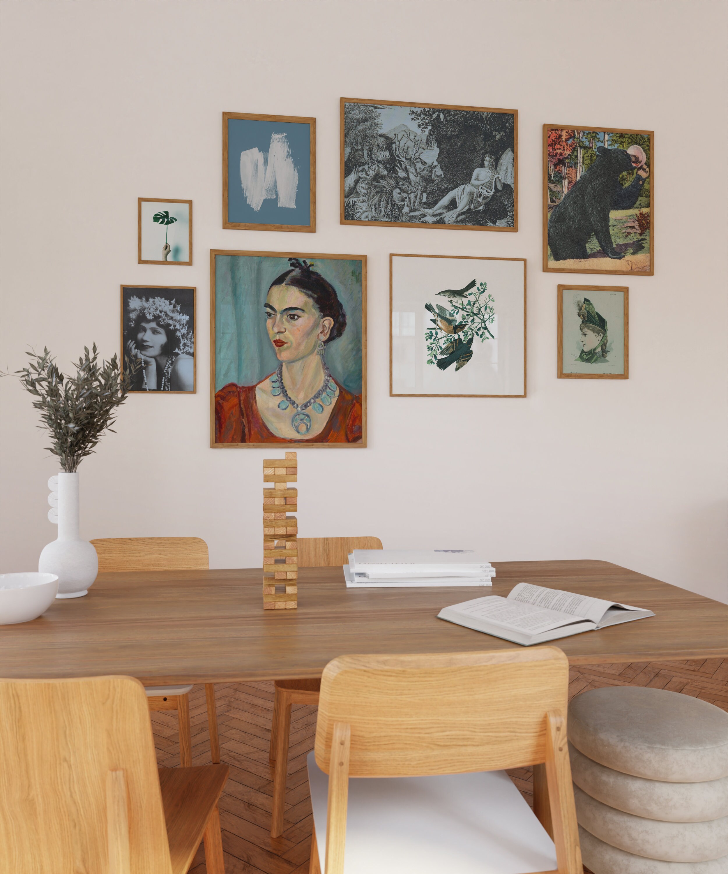 Printable Gallery Wall Bundle | Eclectic Colorful Art Prints | Living ...