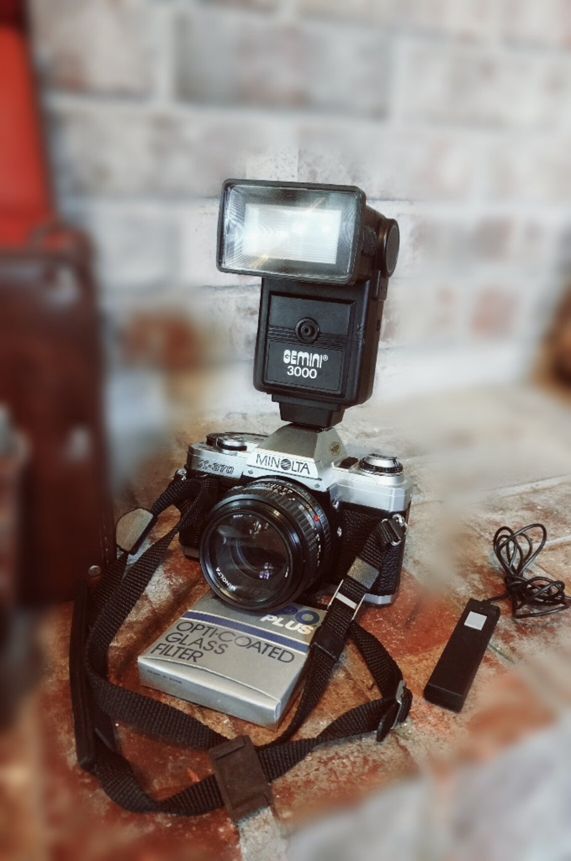 Minolta Camera Bag Vintage Minolta Camera X370 Faux Leather Case Etsy