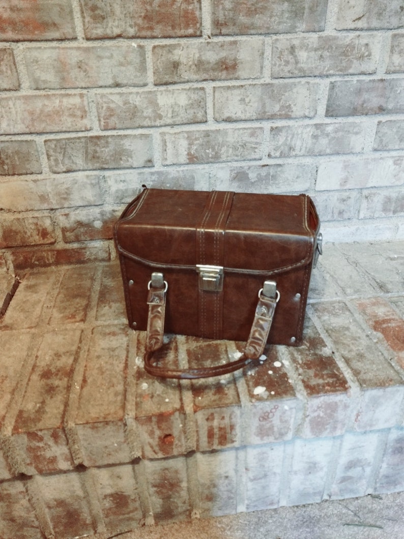 Minolta Camera Bag Vintage Minolta Camera X370 Faux Leather Case Etsy