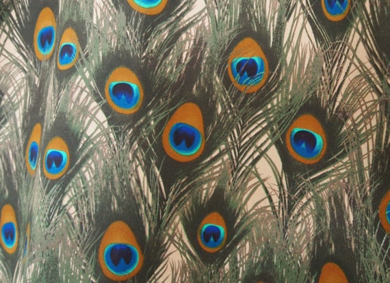 pinafore dress peacocks