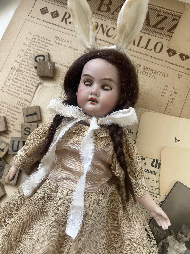 Ancienne Poupée Mignonnette AM 390 – 24 Cm, Made In France, Vintage