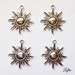8 sun charms sunburst - SCS123