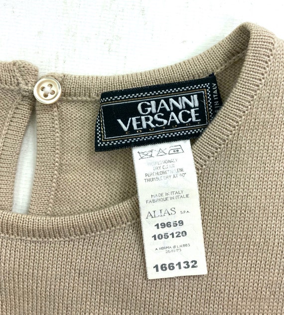 Versace vintage retro designer knit set / twin se… - image 10