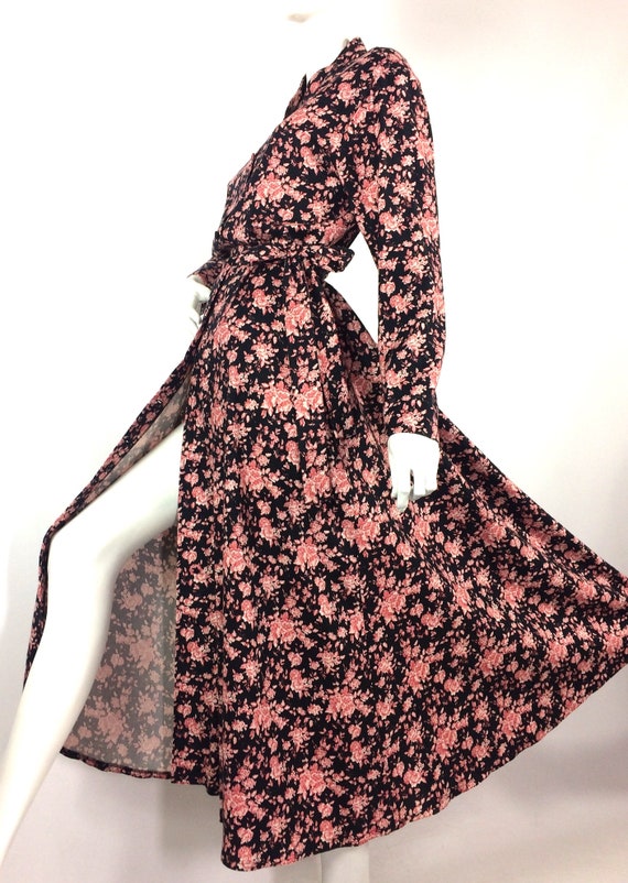 Liberty 1980s vintage Deco dress / 40s / 50s / Go… - image 2