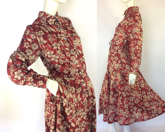 感謝セール！1990年代英国ヴィンテージ］リバティタナローン使用の手作りスカート アンティークが好きな人にオススメ！チューダー様式のリバティ百貨店の