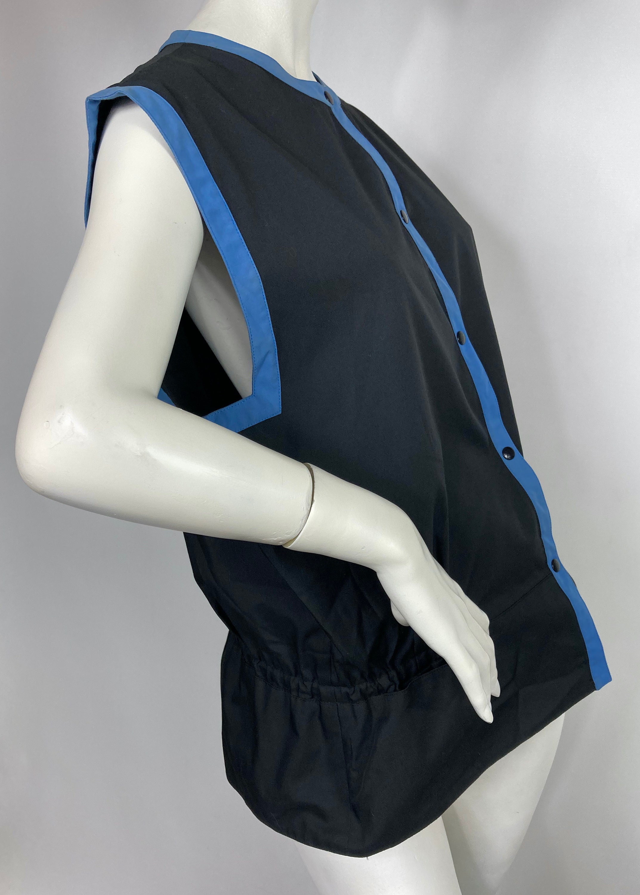 Guy Laroche Vintage 1980s Utility Vest / Workwear / Colour Block /  Oversized / Thriller -  Canada