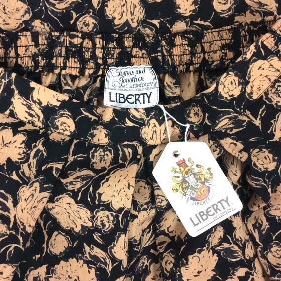 LIBERTY 80s vintage rose print wool skirt / Liber… - image 10