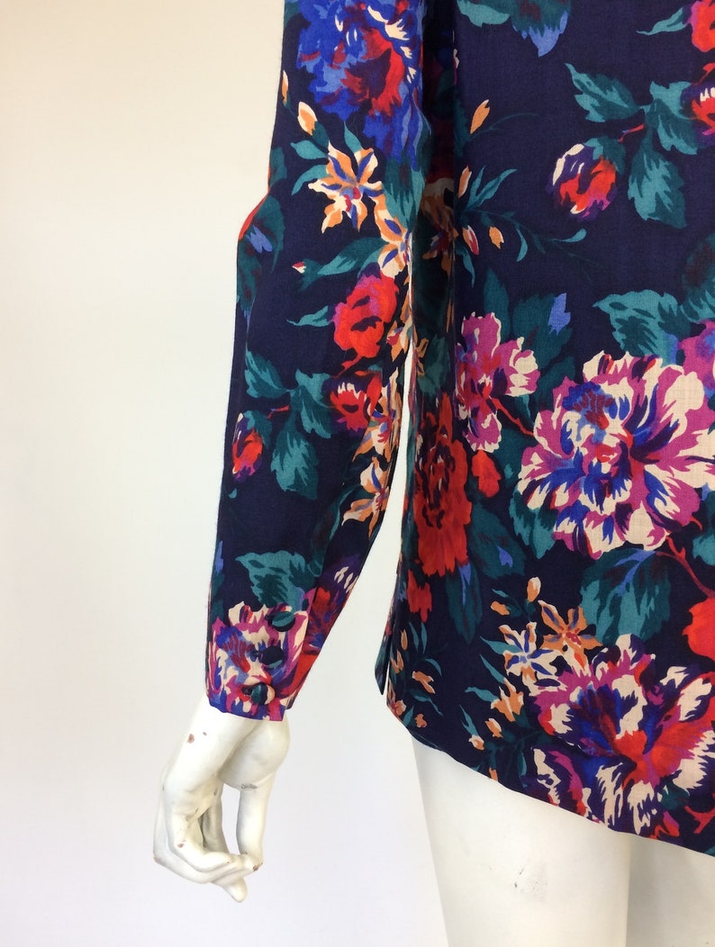 Liberty vintage 1980s wool jacket cardigan 40s costume Goodwood UK 12