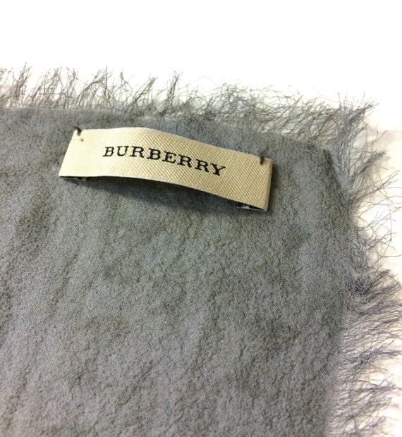 BURBERRY SILK SCARF / vintage designer / 1980s 90… - image 2