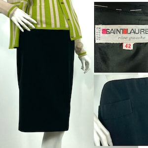 YSL Rive Gauche Vintage Rock / Taschen / Yves Saint Laurent / Bleistiftrock