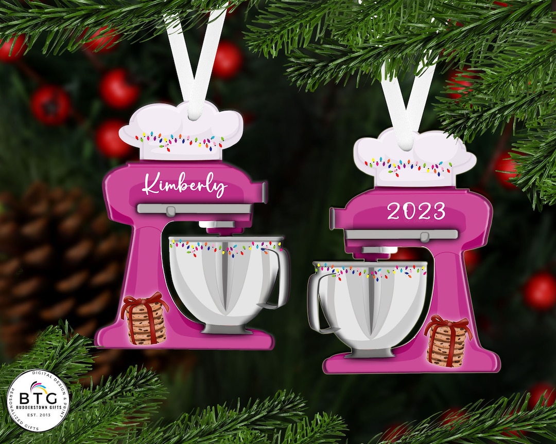 Stand Mixer Ornament Personalized Baker Ornament Christmas Ornament for