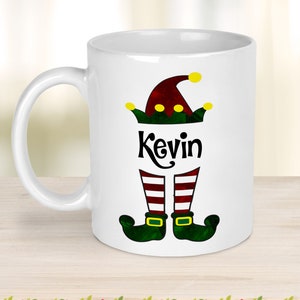 Christmas Elf Mugs Elf Mugs Elf Girl Boy Kids Christmas Cup Christmas Morning Surprise Regular- without