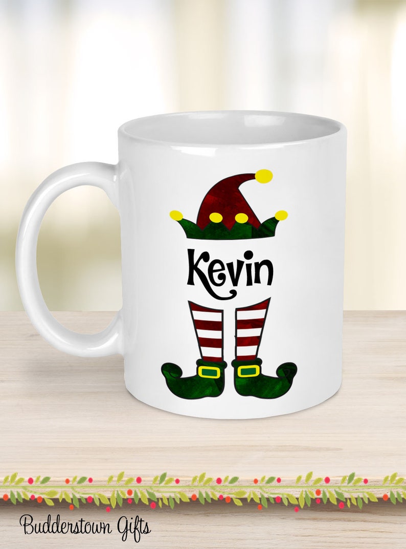 Christmas Elf Mugs Elf Mugs Elf Girl Boy Kids Christmas Cup Christmas Morning Surprise Regular- without