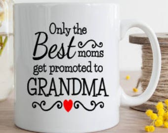 Promoted to Grandma Gift, Mom to Grandma, New Grandmother Gift, Pregnancy Announcement