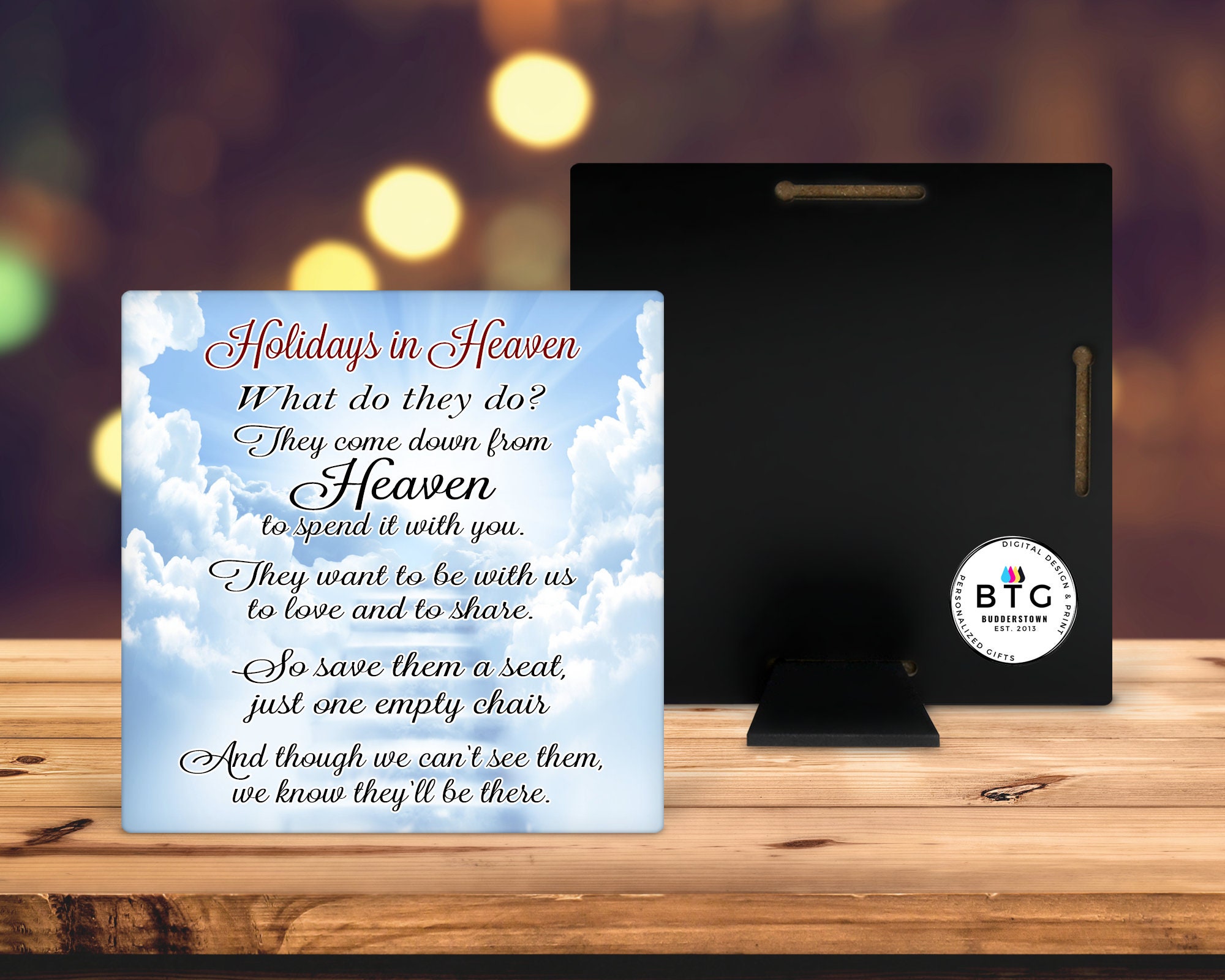 The Empty Chair Holidays in Heaven Loss of a Loved One - Etsy