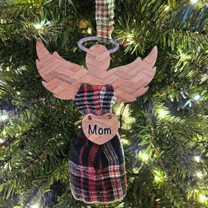 Personalized Clothing Keepsake Angel Ornament - Memorial Gift