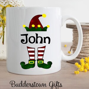 Christmas Elf Mugs Elf Mugs Elf Girl Boy Kids Christmas Cup Christmas Morning Surprise image 5