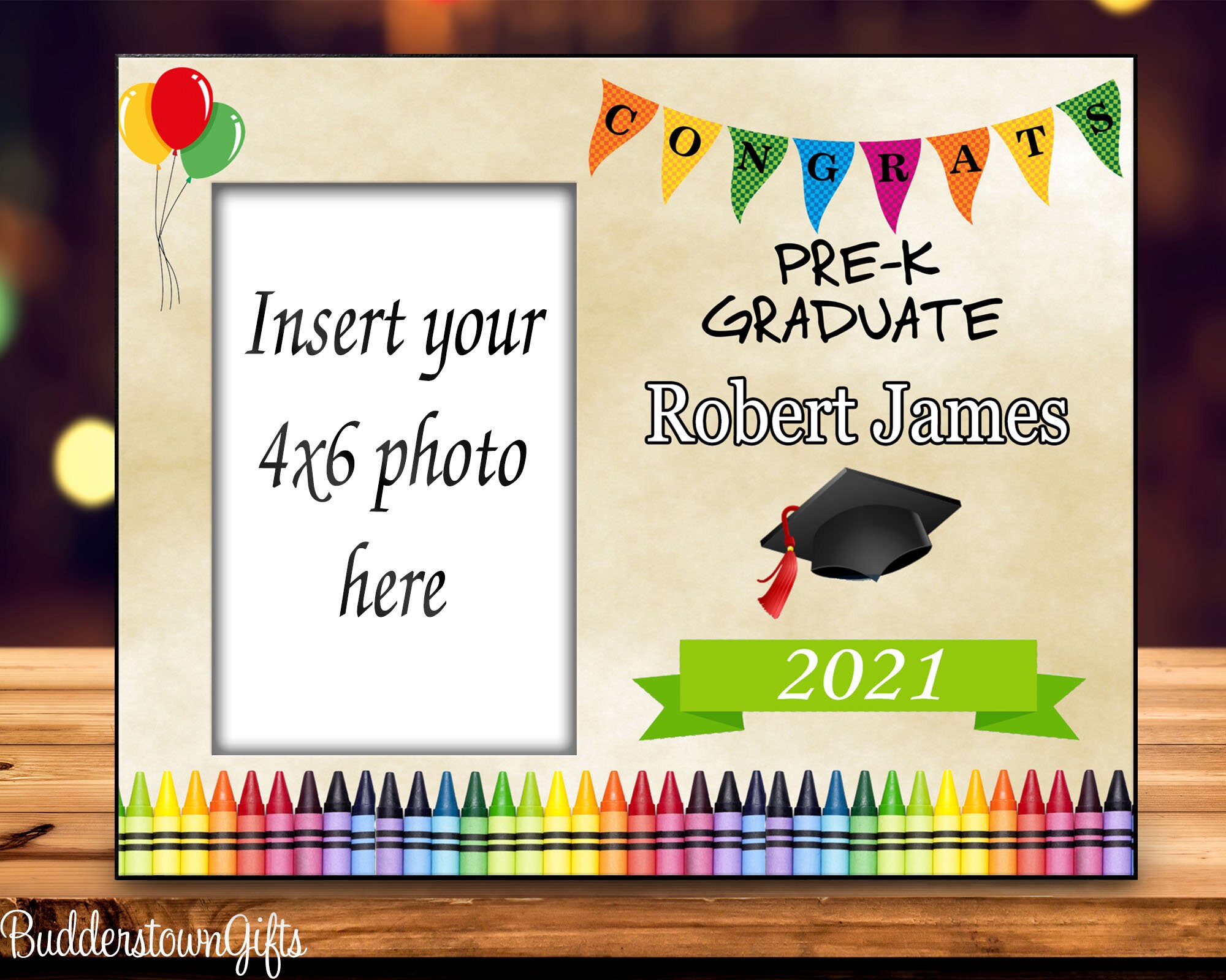 2021 PreK Graduate Personalized Frame graduation PreK Etsy