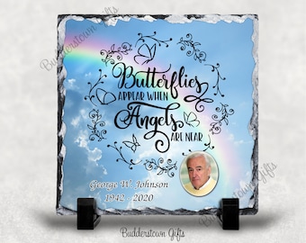 Memorial Stone, Butterfly Sympathy Gift, Personalized Remembrance Gift,