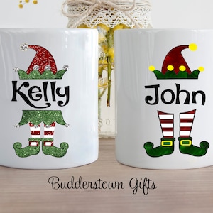 Christmas Elf Mugs Elf Mugs Elf Girl Boy Kids Christmas Cup Christmas Morning Surprise image 1