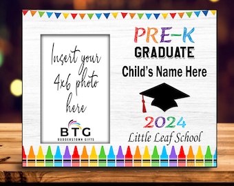 Pre-K Graduate - Personalized Kids Graduation Frame