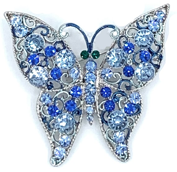Swarovski butterfly brooch discount