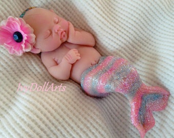 silicone baby mermaid