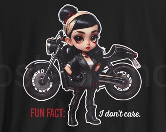 Sarcastic female rider shirt, biker girl t-shirt, gift for biker wife, motorcycle rider clothing, lady biker apparel, funny biker gift