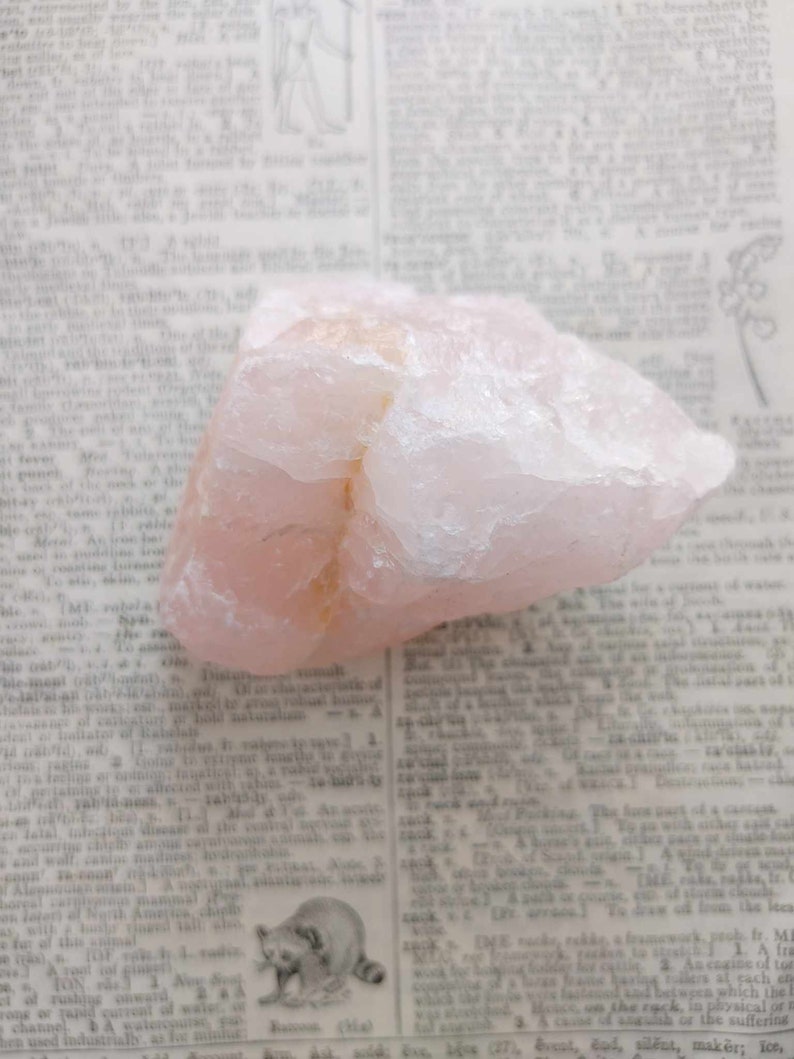 Large Rose Quartz Crystal / Love Vibes / Metaphysical Crystal / image 1