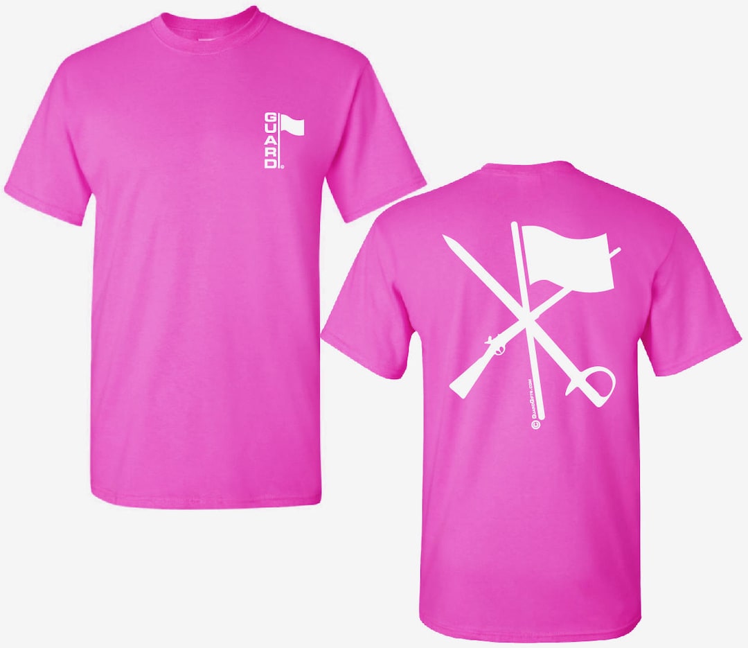 Pink Guard Color Color Guard T-shirt in Pink for Winter Guard and Guardies - Etsy