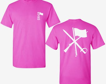 Color Guard T-Shirt in Pink for Winter Guard and Guardies