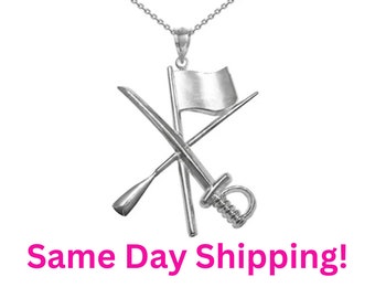 Color Guard Flag Rifle Saber Necklace
